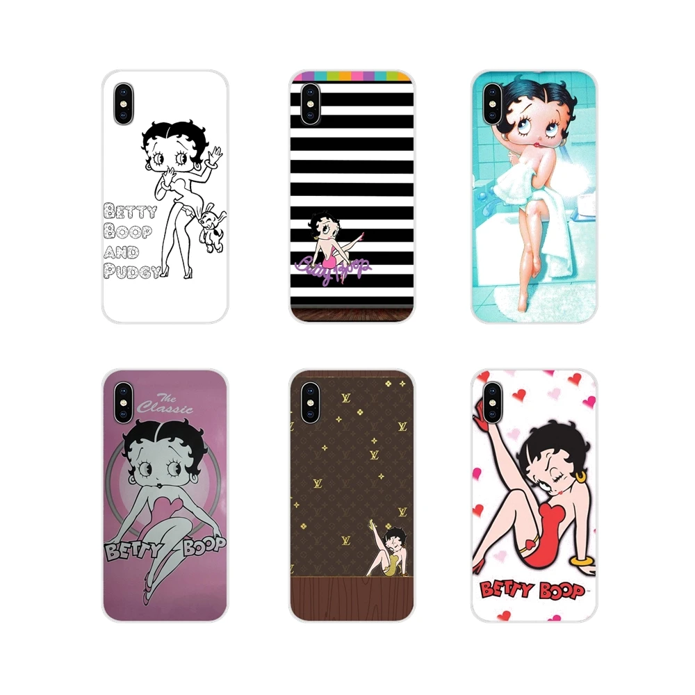 Аксессуары чехлы для телефонов Xiaomi Redmi 4A S2 Note 3 3S 4 4X 5 Plus 6 7 6A Pro Pocophone F1 Betty Boop |