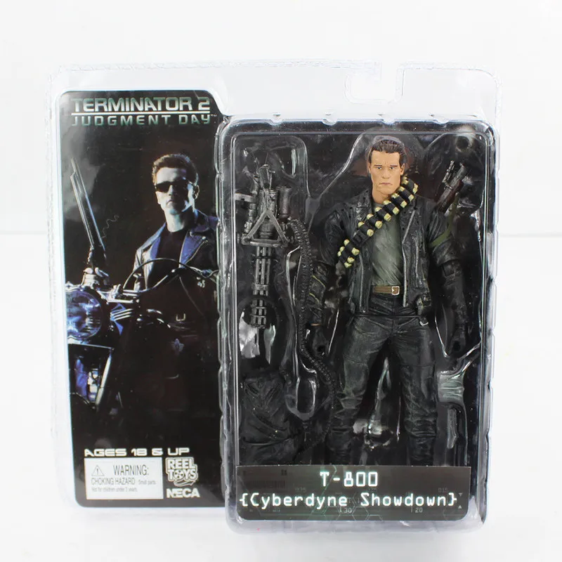 NECA Терминатор T-800 T-1000 эндоскелет ПВХ фигурка Коллекционная модель игрушки