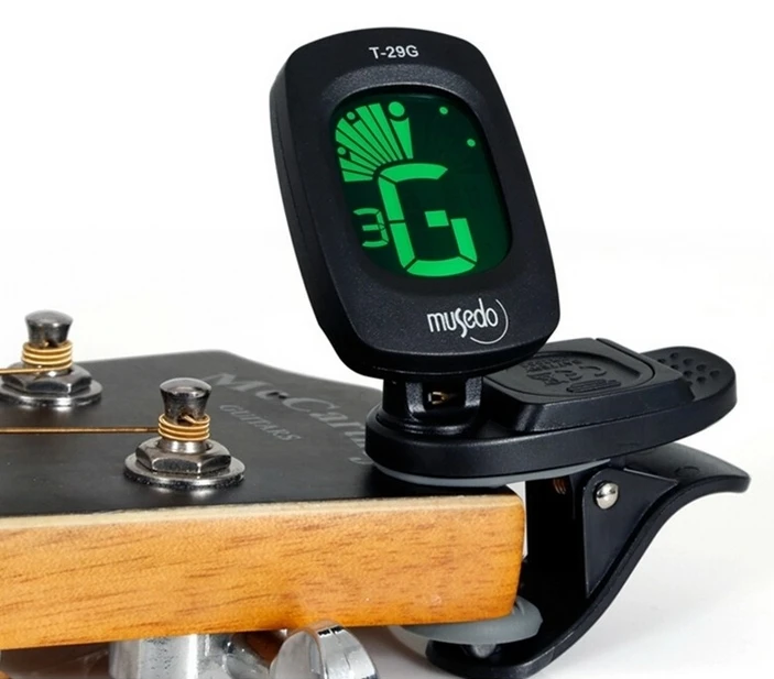 Hot Sell Guitar Tuner LCD Clip on Electric Digital Guitar Chromatic
