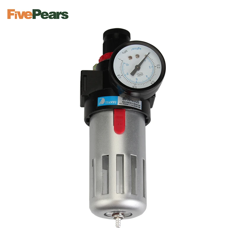 

Free Shipping 1/2" Pneumatic Source Treatment Unit BFR4000 Air Filter Pressure Regulator fivepears