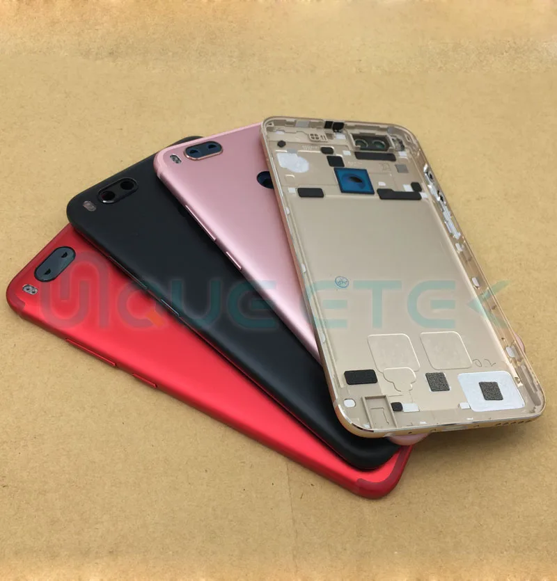 Крышка батарейного отсека для XiaoMi Mi 5x mi A1 задняя крышка корпуса + боковые кнопки