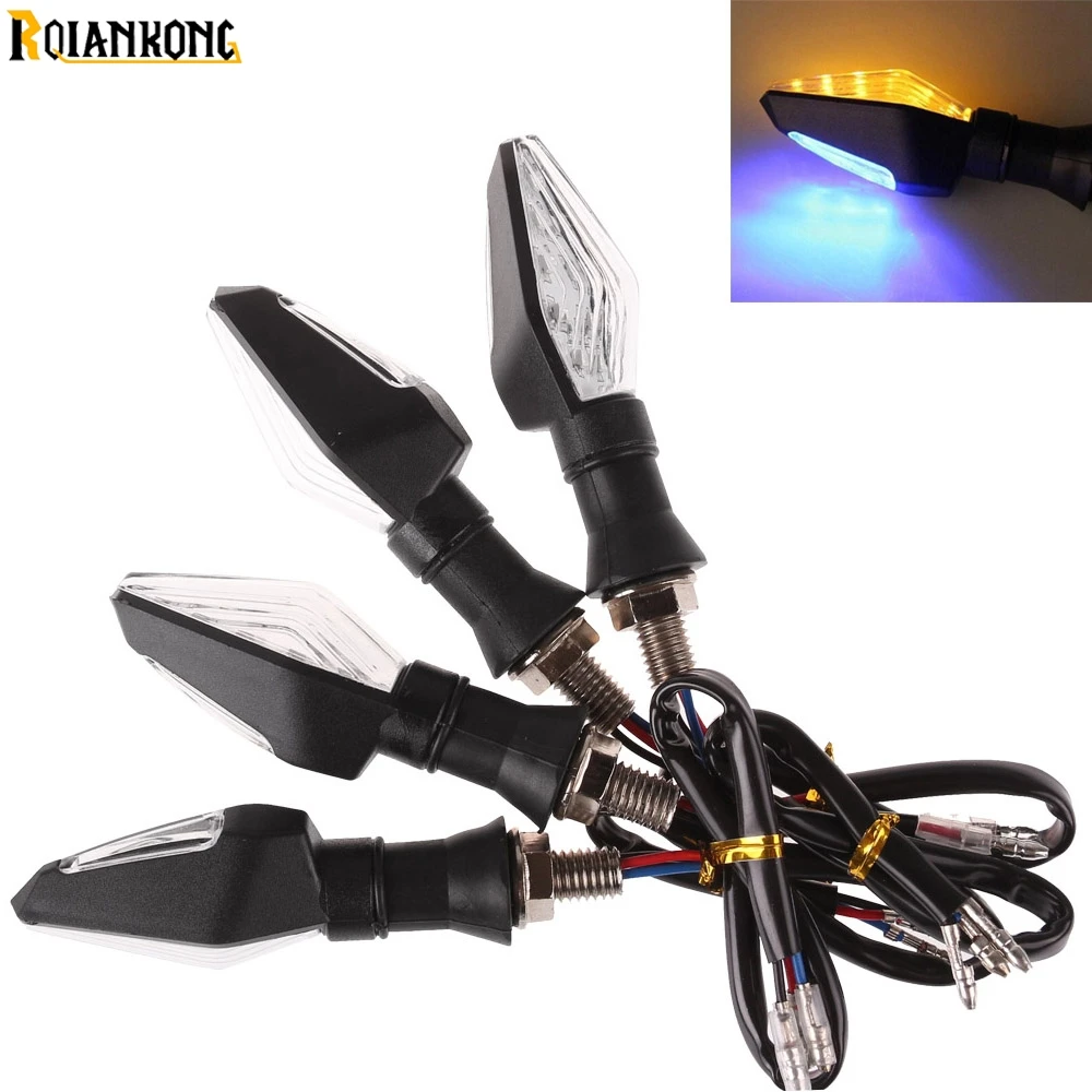 

Motorcycle Turn Signal Light Flashing 12 LED lights For Kawasaki Ninja 250 SL 2014 2015 2016 ER-6n er6n 2012 2013 2014 15 2016