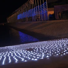 Год 220 разноцветный 220 V 1,5*1,5 м 96 Светодиодный чистую строку освещение лампа для декоративные шары вечерние, праздник света