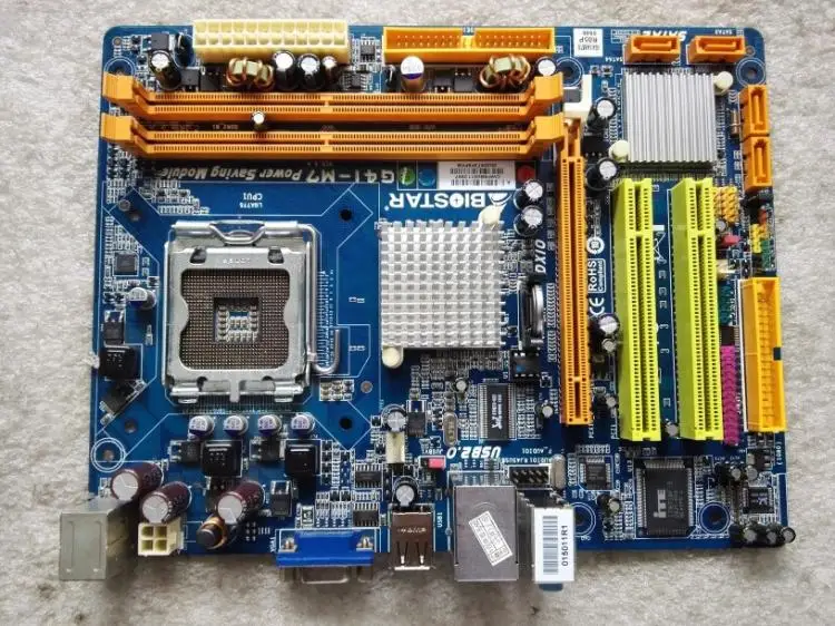 Материнская плата 775 DDR2 G41 б/у оригинальная BIOSTAR G41-M7 | Компьютеры и офис