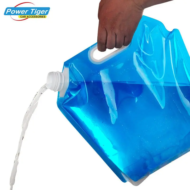 

5L/10L Portable Car Water Storage Bag for Camping Travel Folding Collapsible Drinking Carrier Container for Outdoor Picnic BBQ