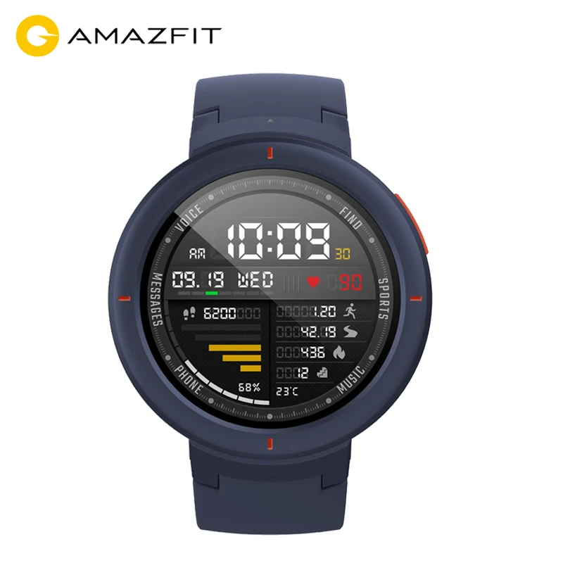 

[Chinese Version] New AMAZFIT 3 Smart Watch 1.3 Inch AMOLED Screen Heart Rate Monitor Built-in NFC 11 Sports Modes GPS+GLONASS