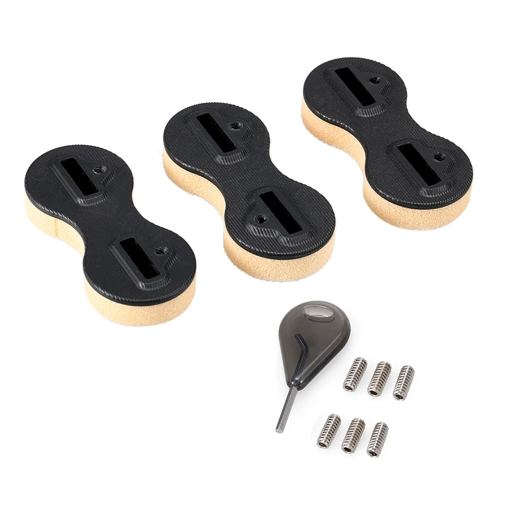 3 PCS Fushion Fin Box Plug Extra Fin Key 9MM Fin Screws Set Surfboard
