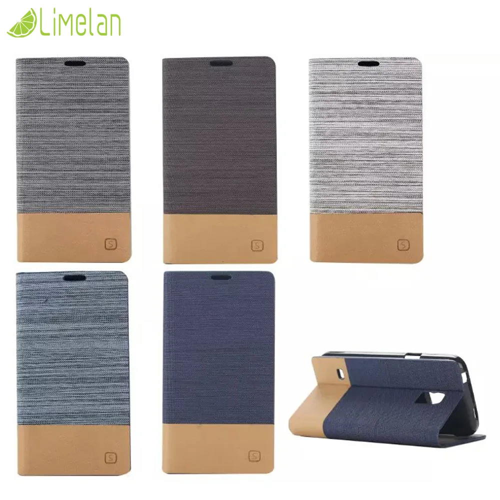Limelan Linen Texture For Samsung Galaxy S5 S5mini Grand Prime G530H G360 Ultra thin Flip Leather Stand Phone Case Cover Coque | Мобильные
