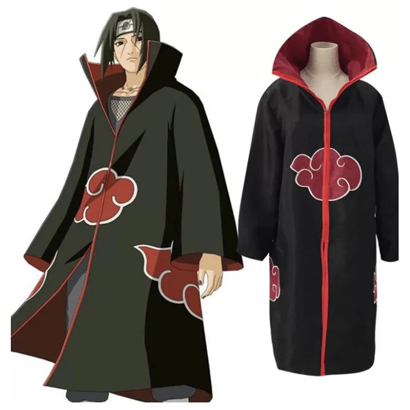 Disfraz Cosplay de Naruto,capa de Akatsuki,sudadera co #B Disfraz Cosplay de Naruto,capa de Akatsuki,sudadera co #B