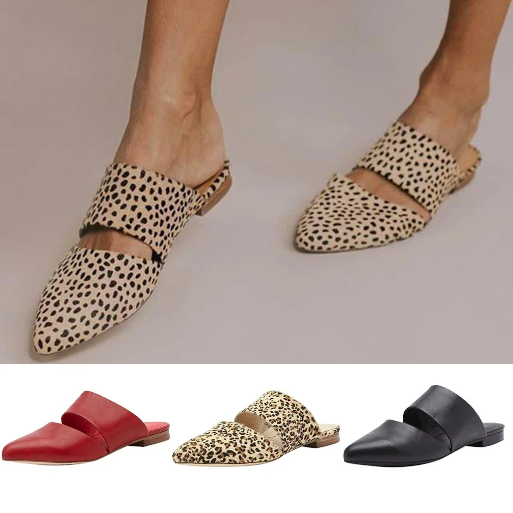 womens pointed mules