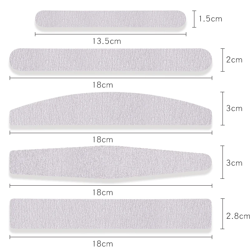 Пилочки для ногтей двухсторонние буферы пилки для ногтей профессиональные для маникюра Инструменты для дизайна ногтей 100/180