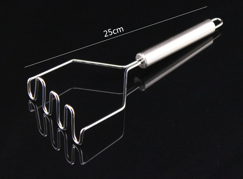 TUUTH Stainless Steel Potato Masher Smooth Wave Shape Mashed Potatoes Sweet Potato Making Tools Fruit Vegetable Kitchen Tools B1