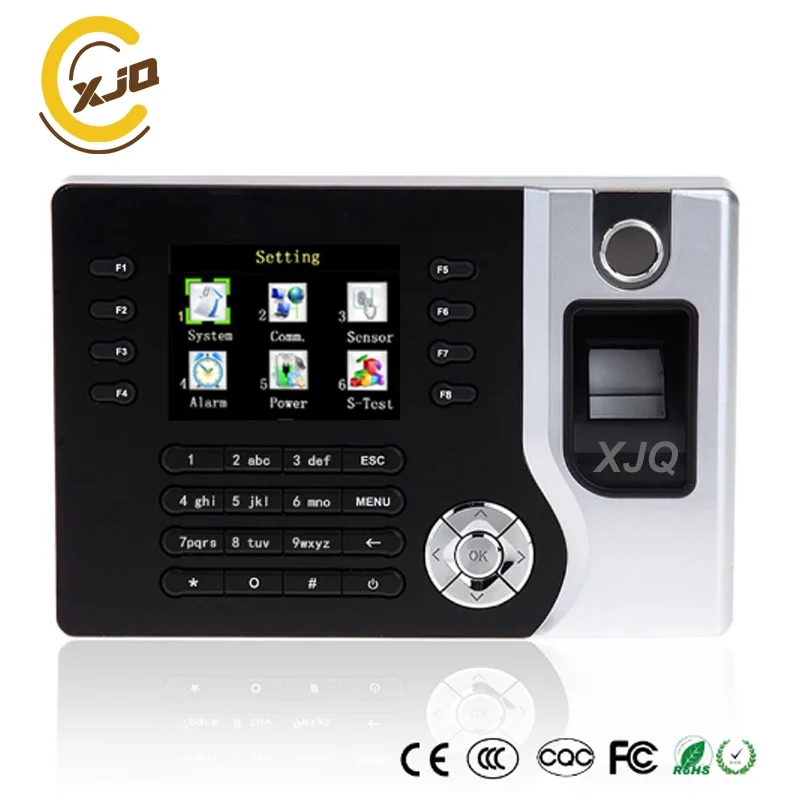

XJQ Realand A-C071 TCP/IP Biometric Fingerprint Time Clock Recorder Attendance Employee Electronic Punch Card Attendance Machine