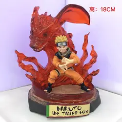 Naruto: Shippuden GK Uzumaki Naruto рисунок кьюби Курама Девять Лис Японии аниме Коллекция Модель игрушки