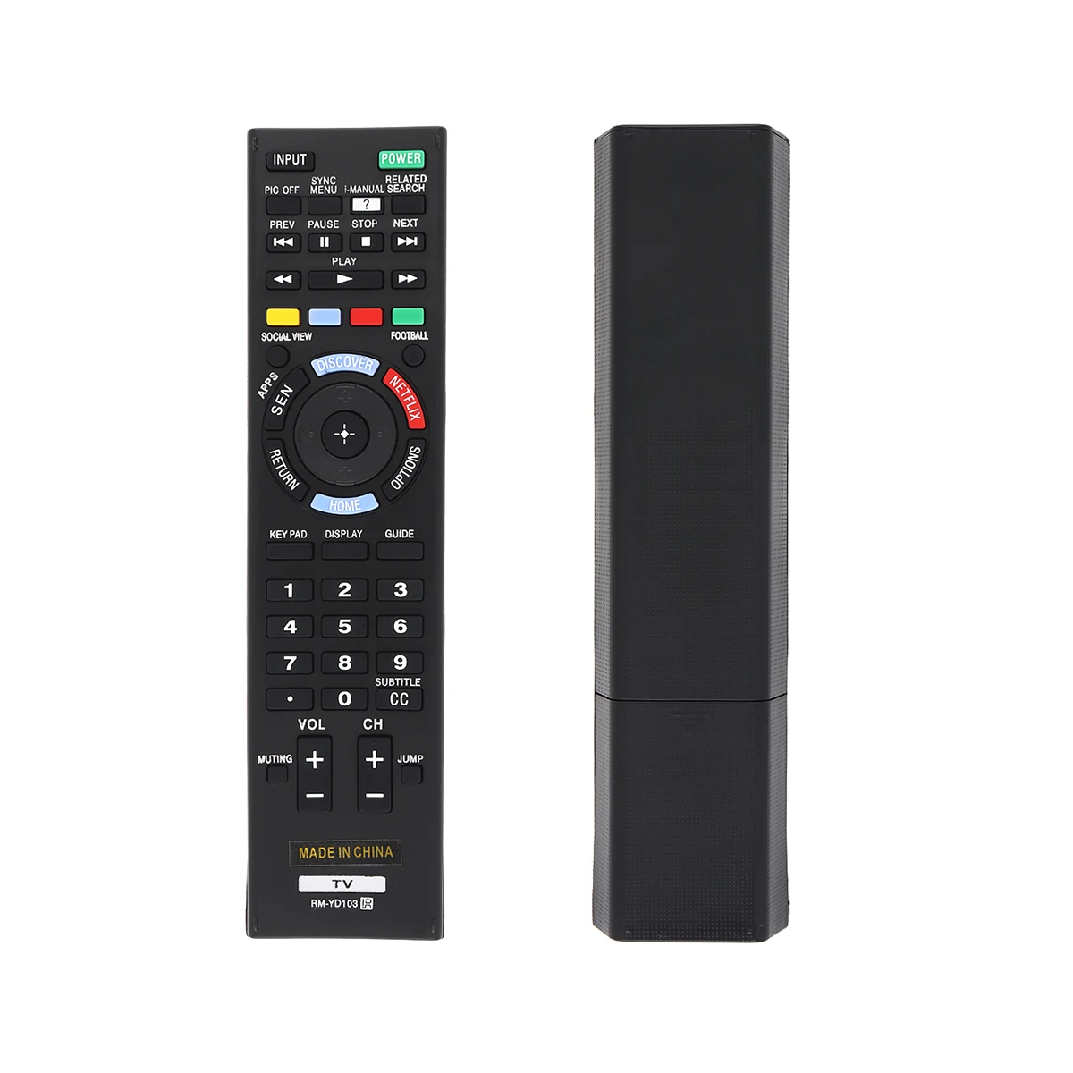 

IR Replacement TV Remote Control with Long Remote Control Distance Fit for Sony RM-YD103 / KDL-40HX750 / KDL-46HX750 / 40W580B
