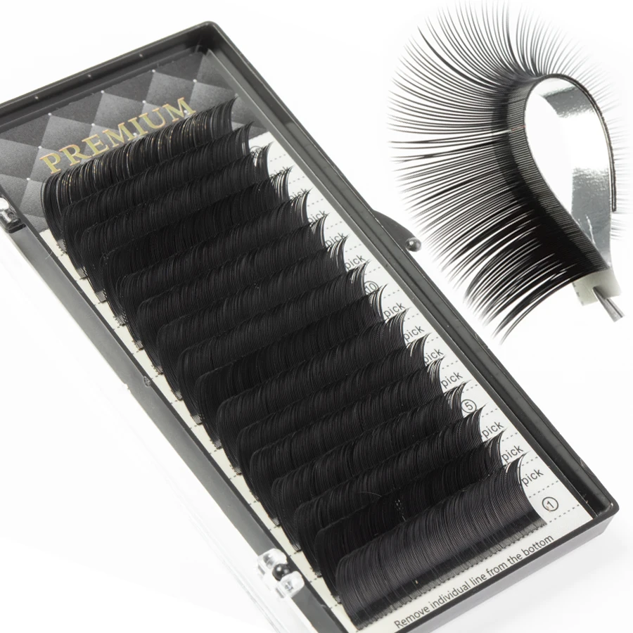 

High Quality False Eyelash Soft Individual Eyelash Extensions Premium Faux Mink Lashes 16 Rows Faux Cils False Lashes Makeup