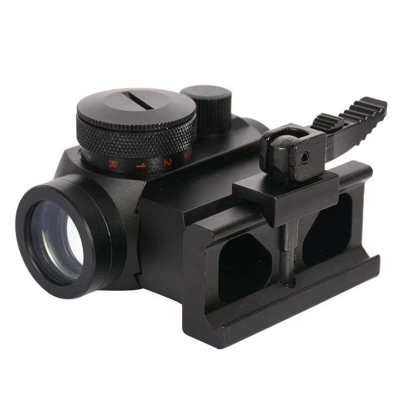 

Outdoor Military Gear ABB Tactical Mini Micro Reflex Red Dot Scope Sight with QD Quick Riser Mount Newest