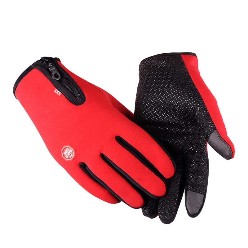 Fishing Gloves Full Finger Neoprene PU Breathable Leather Warm Pesca