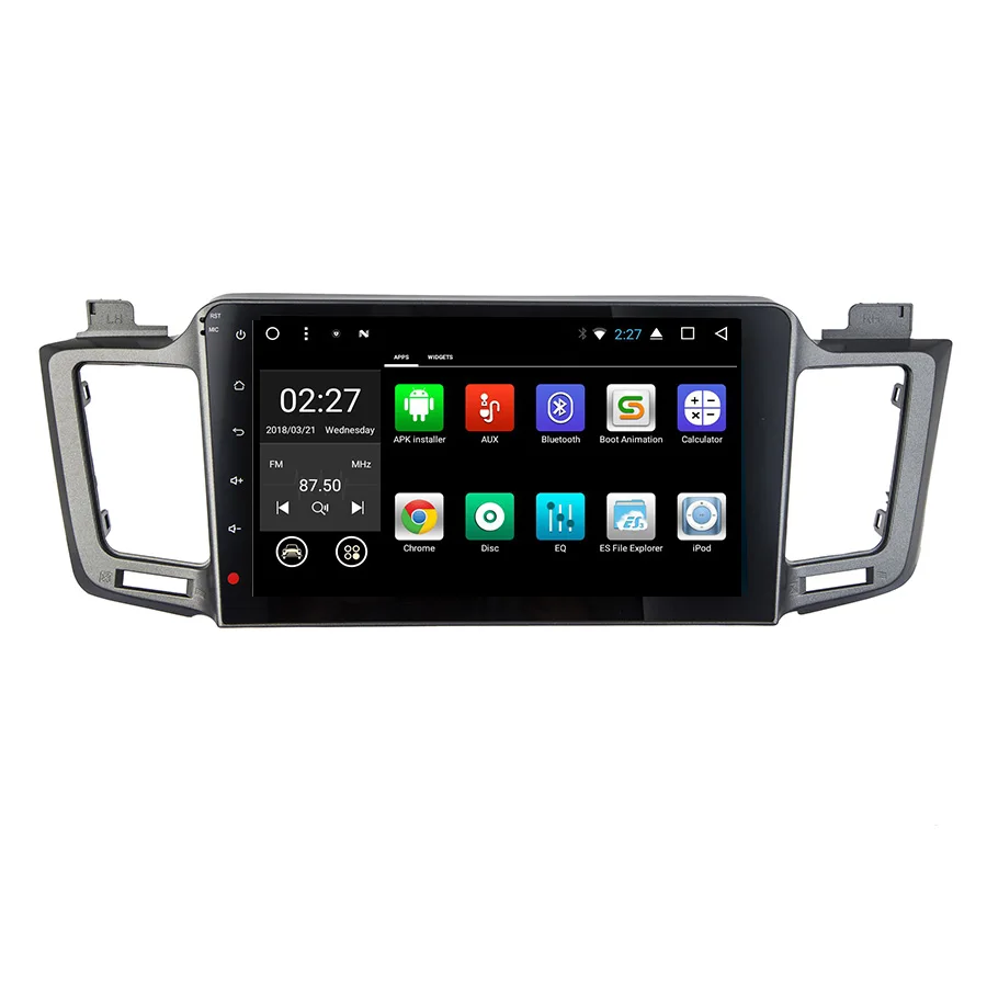 Cheap Asvegen Tesla 10.2 inch 2G+32G HD Touch Screen Android 7.1 Car DVD GPS Audio WIFI Bluetooth Multimedia For Toyota RAV4 2013 1
