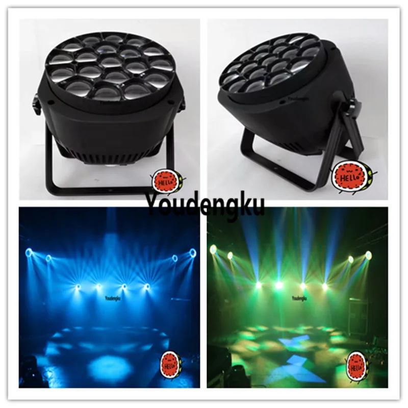 Высокая мощность 19x15 rgbw 4 в 1 светодиодный Zoom par Light 64 светильник | Лампы и освещение