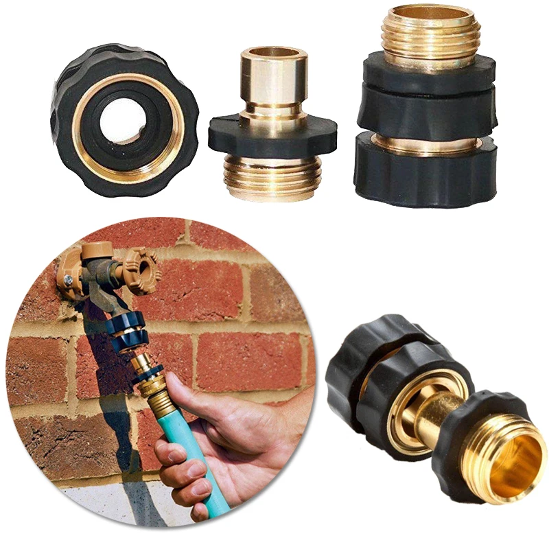 

2PCS 3/4 Hose Garden Faucets Standard Connector Quick Connect Fitting Pipe Connections 8A229801