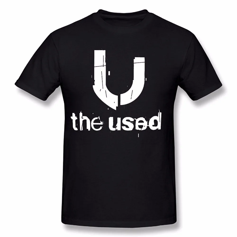T-shirt men brand clothing quality fashion mens SALA Mes Used Emo T-Shirts cool letter printed tees