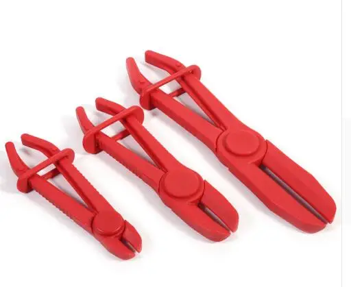 

3Pcs/Set Nylon Hose Clamp Tool Set Brake Fuel Water Line Clamp Plier Hands Free Tool