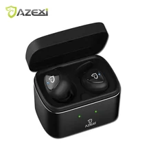 Azexi Air60 Wireless Bluetooth Headphones In-Ear Subwoofer Stereo Earphones Sport Headphones with Microphone for Mobile Phones