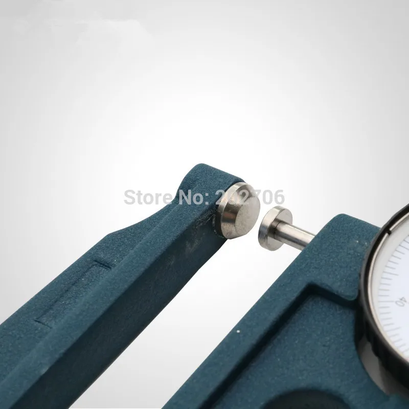 다이얼 두께 게이지, 10mm 두께 측정기, 120mm 스로트 범위 두께 테스터, 0-10mmx120mm