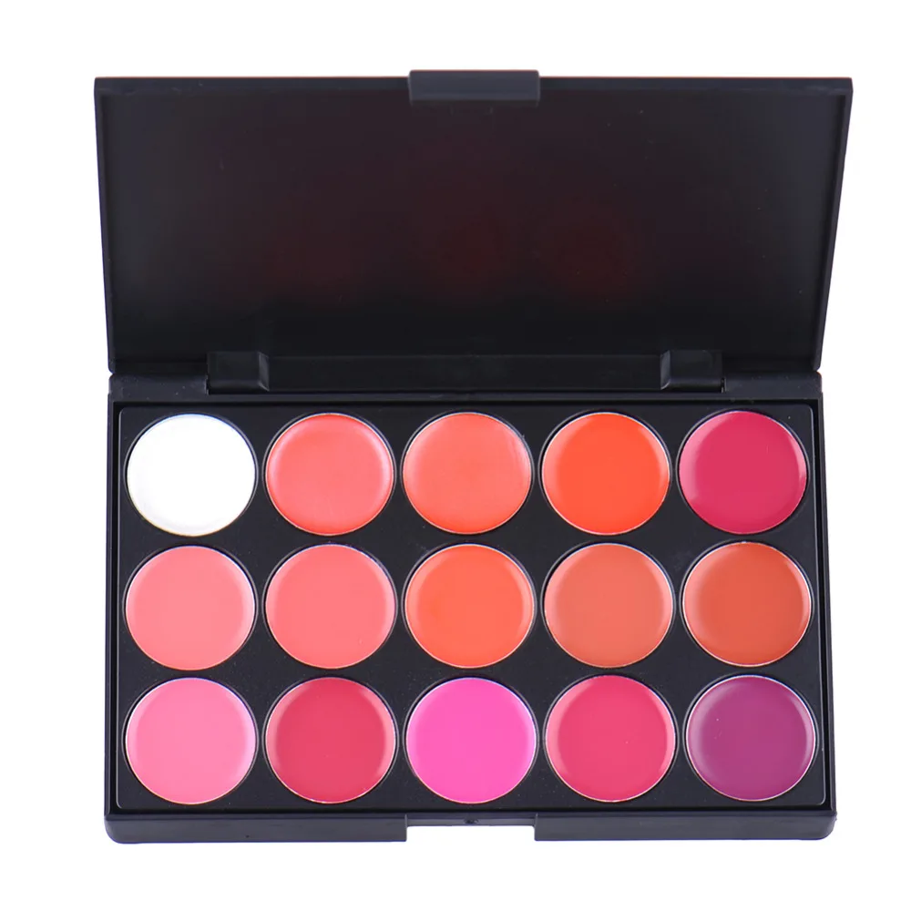 High Quality 15 Colors Lip Gloss Palette Makeup Lipstick Palette