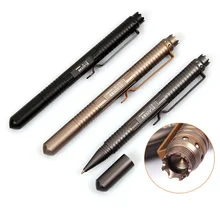 Portable Tactical Pen Self Defense Supplies Weapons Protection Tool Aviation Aluminum Cooyoo Tool Laix B1 self guard pen aviation aluminum tactical pen glass breaker self defense emergency tool outdoor portable self guard personal security supplies