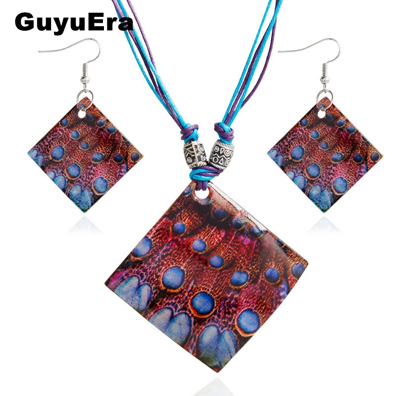 

GuyuEra African Bridal Jewelry Set a Necklace a Pair of Earrings Two Sets of Fashion Hot