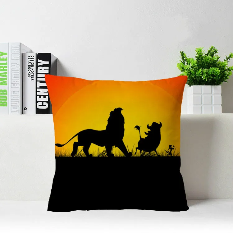 Customized Anime The Lion King Personalized Decorative Zippered Throw  Square Pillowcase Durable Pillow Case - AliExpress