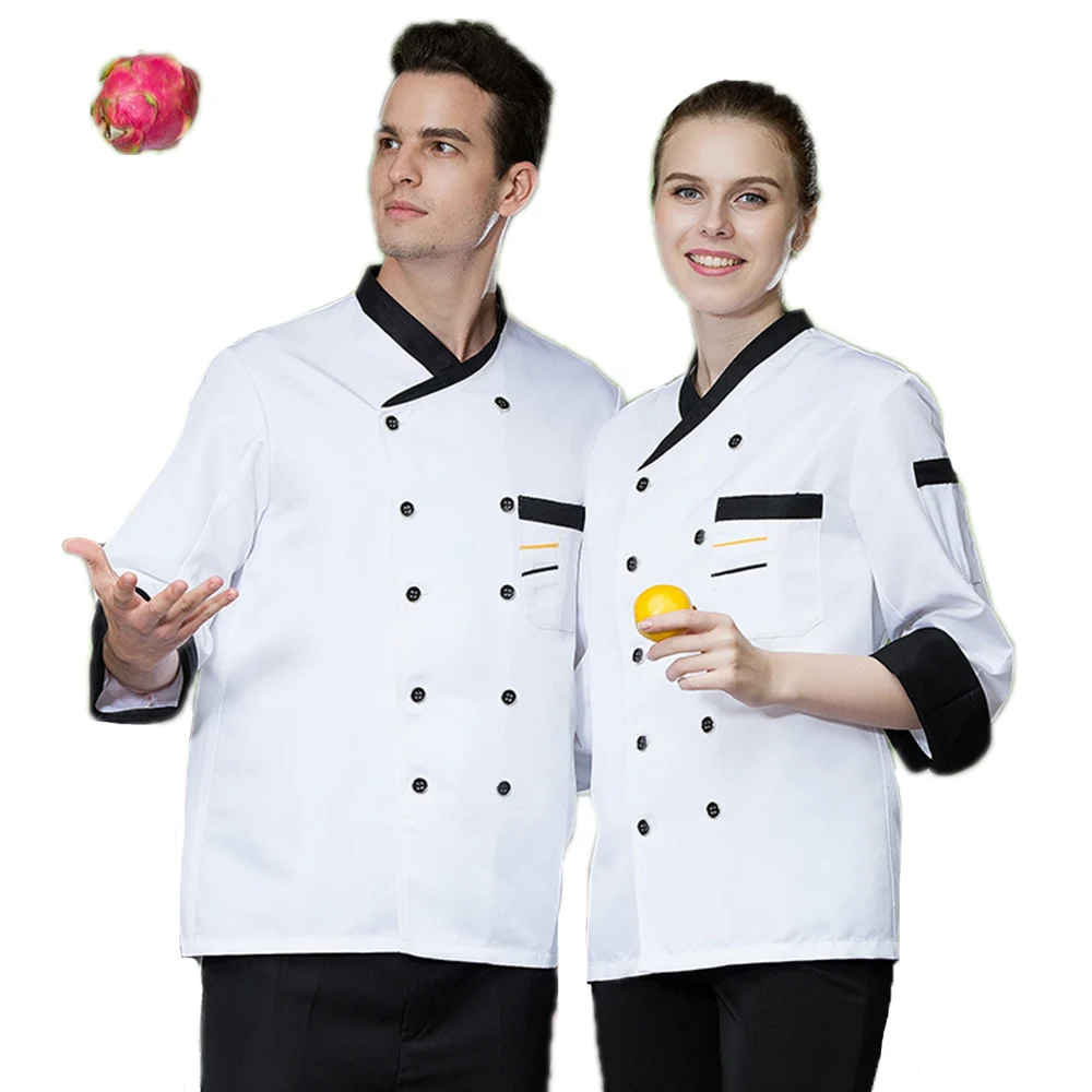 High Quality Chef Uniform Long sleeve Professional Chef Jackets