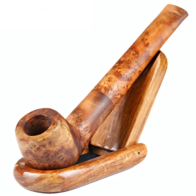 100 Handmade Smoking Pipe Wooden Tobacco Pipe for Smoking Weed Chinese