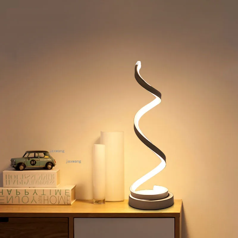 Modern nordic LED strip light table lamp bedside aluminum deco maison lamps for the bedroom desk bed dfdsg | Освещение