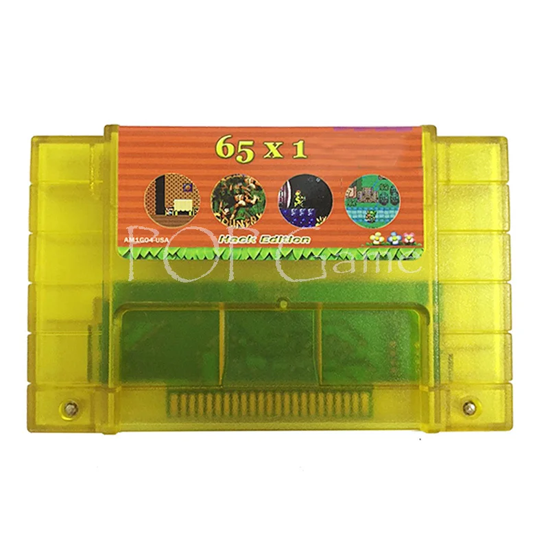 

Super 65 in 1 Game Collection for 16 Bit 46 Pin Console With Top Gear Bomberman 1 2 3 Contra Yoshis Island