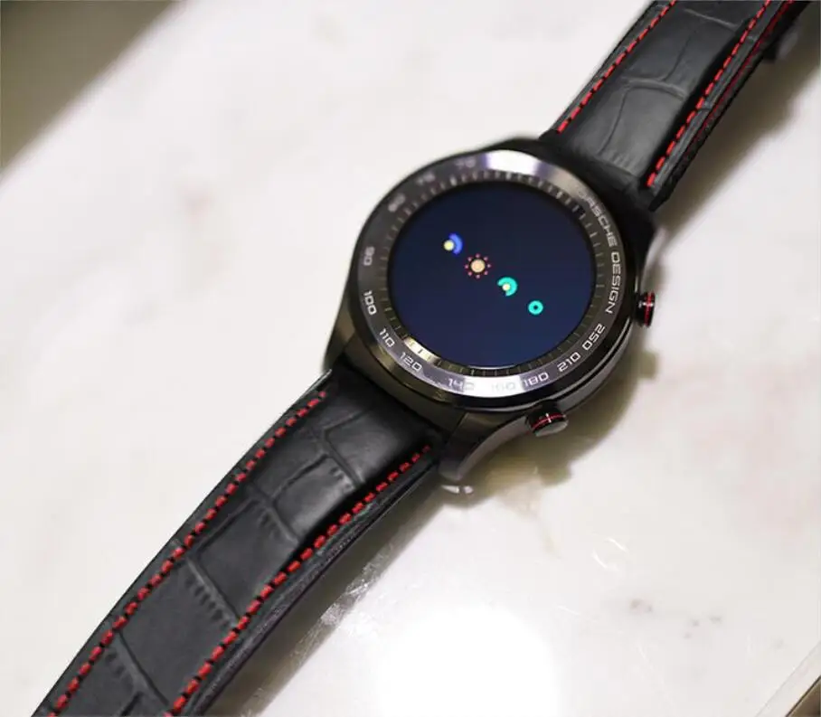 20 мм 22 мм кожаный ремешок из углеродного волокна для huawei Watch 2 Pro для samsung gear S3 S2 классические часы лучшего качества