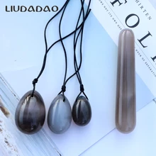 Natural Yoni Eggs Jade Wands Massager For Women Body Vaginal Relax Ben Wa Ball Eggs Care Wands Massager Stone Yoni Eggs Health strange eggs
