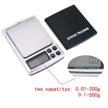 500 г/0,1 г 200 г/0,01 г портативный мини светодиодный световой Цифровой Карманный весы электронные ювелирные изделия кухонные весы балансировочное Взвешивание инструменты