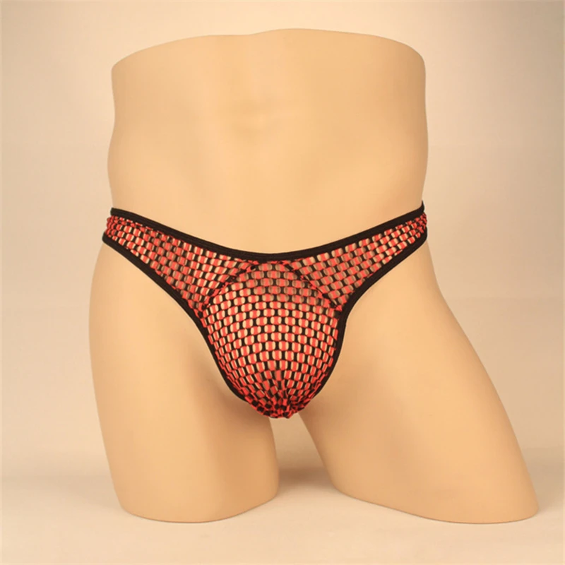 Breathable Mesh Briefs Men Sexy Underwear Jockstraps G Strings And Thongs Men Erotic Panties Perspective Gay Panties Mens Thongs (10)