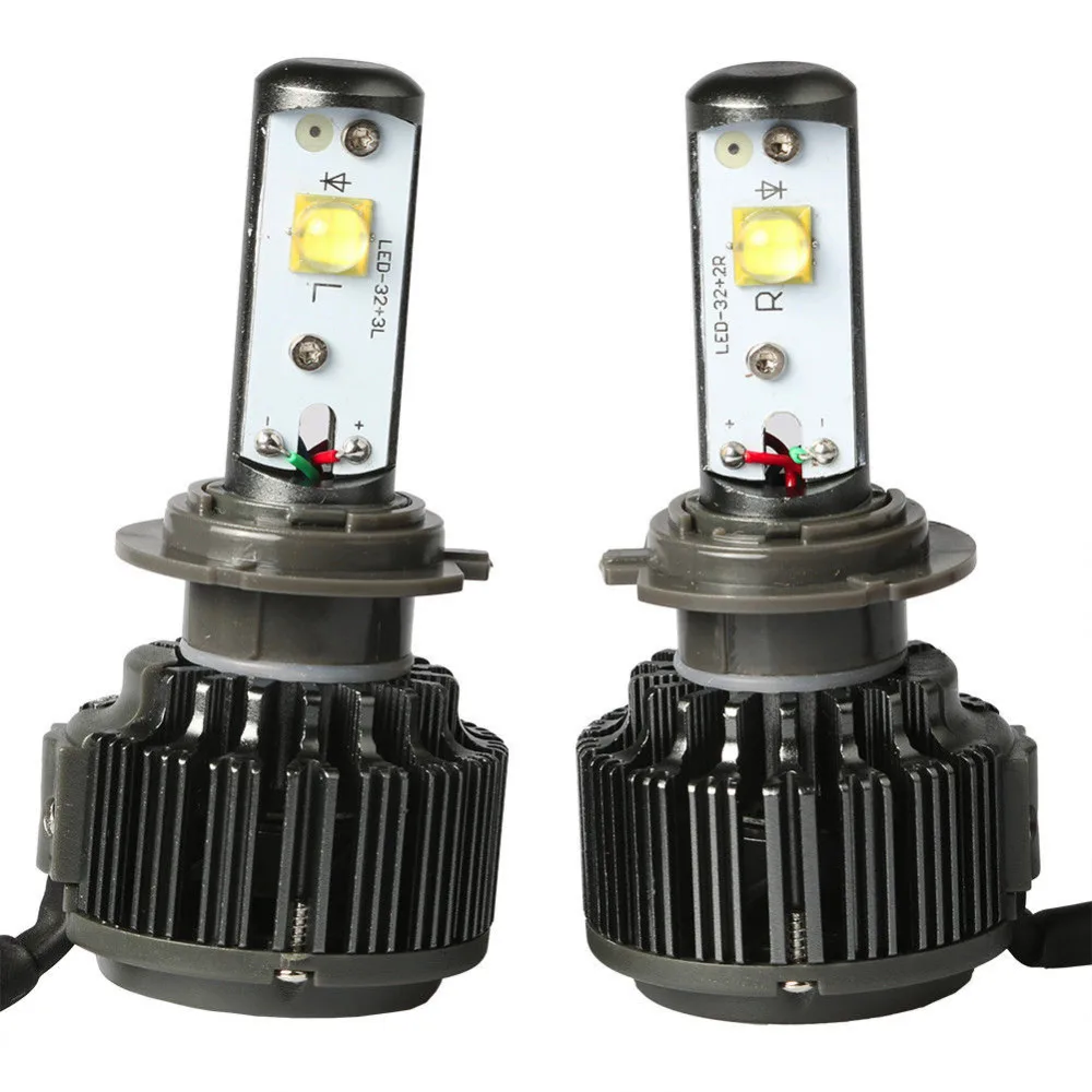 Super Bright H7 LED Car Headlight Conversion Kit 60W 7200LM Fog DRL Daytime Light Source Auto