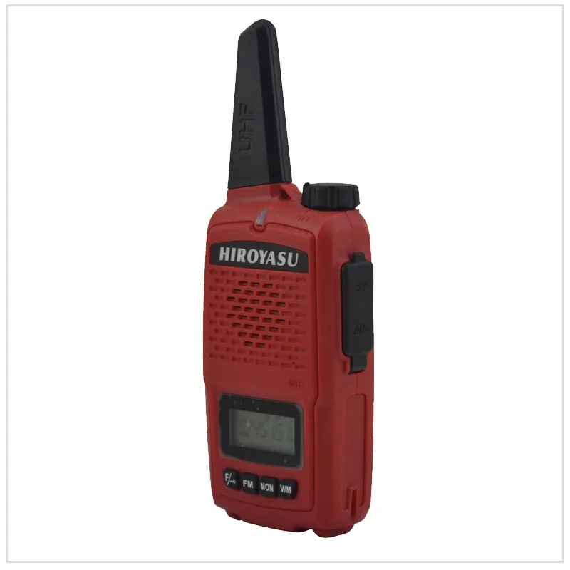 Мини walkie Talkie hiroyasu Q1626 UHF 400-470 мГц 16 Каналы Портативный двусторонней радиосвязи (Цвет красный)