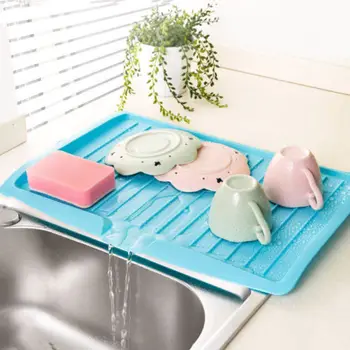 

Kitchen Organizae Plastic Over the Sink Dish Cup Drying Rack Holder Organizer Drainer Dryer Tray Tableware Water Drainning Tool