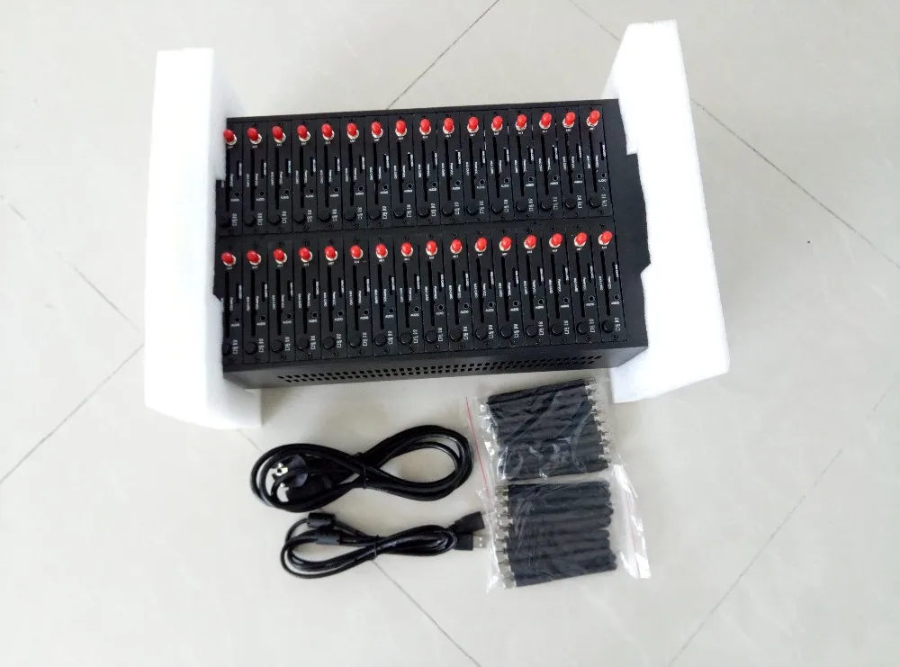 2016 Wavecom GSM Gprs модем Q2403 двухдиапазонный 900/1800 МГц USB интерфейс 32 порта SMS пул sim-карты