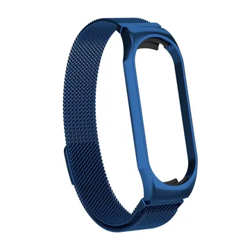 

Metal Milanese Loop Band Metal Straps Pink For Xiaomi Watchband Replacement, Colorful Smartwatch Wristband For Xiaomi Mi Band 3
