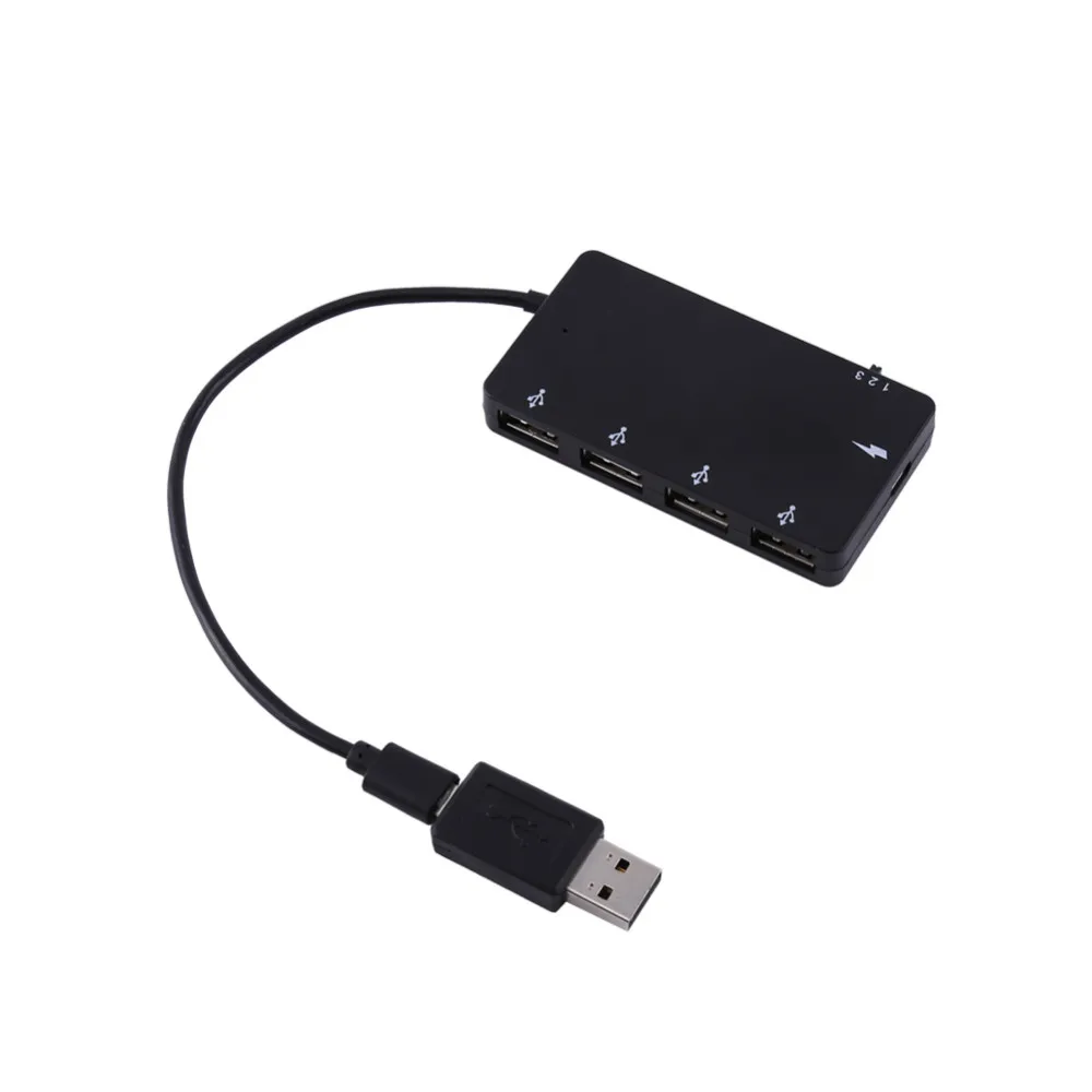 4 порта usb-хаб USB2.0 OTG Зарядное устройство USB разветвитель концентратор удлинитель адаптер зарядный кабель использовать для смартфонов и планшетов