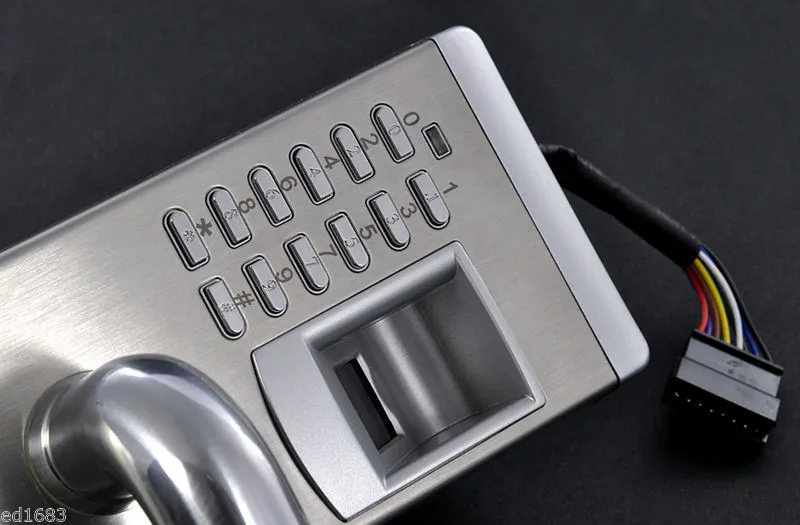 Biometric Electronic Door Lock Fingerprint, Password, Mechanical Key Digital Code Keyless Lock Stainless Steel lk902FS Biometric Electronic Door Lock Fingerprint, Password, Mechanical Key Digital Code Keyless Lock Stainless Steel lk902FS