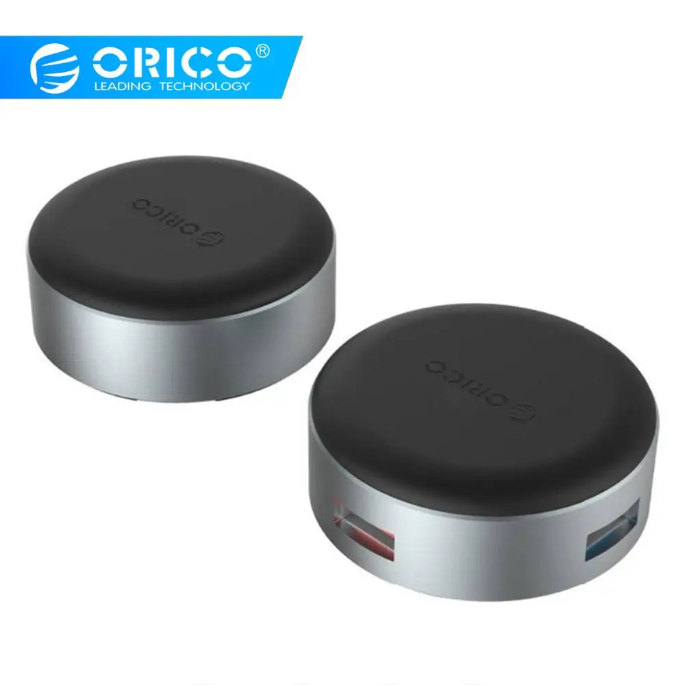 ORICO ANS1, 3 порта, USB 3,0, концентратор, подставка для ноутбука, OTG, супер скорость, 5 Гбит/с, концентратор, usb-разветвитель для мобильного телефона, Ipad, ноутбука, компьютера, подставка