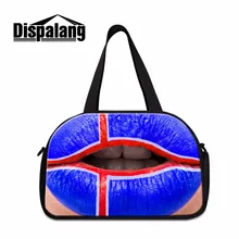 Dispalang Совет 3D печатных дамы путешествие на выходные сумки американский флаг вещевой мешок для женщин Мужская Персонализированная большая поклажа сумка для мальчиков
